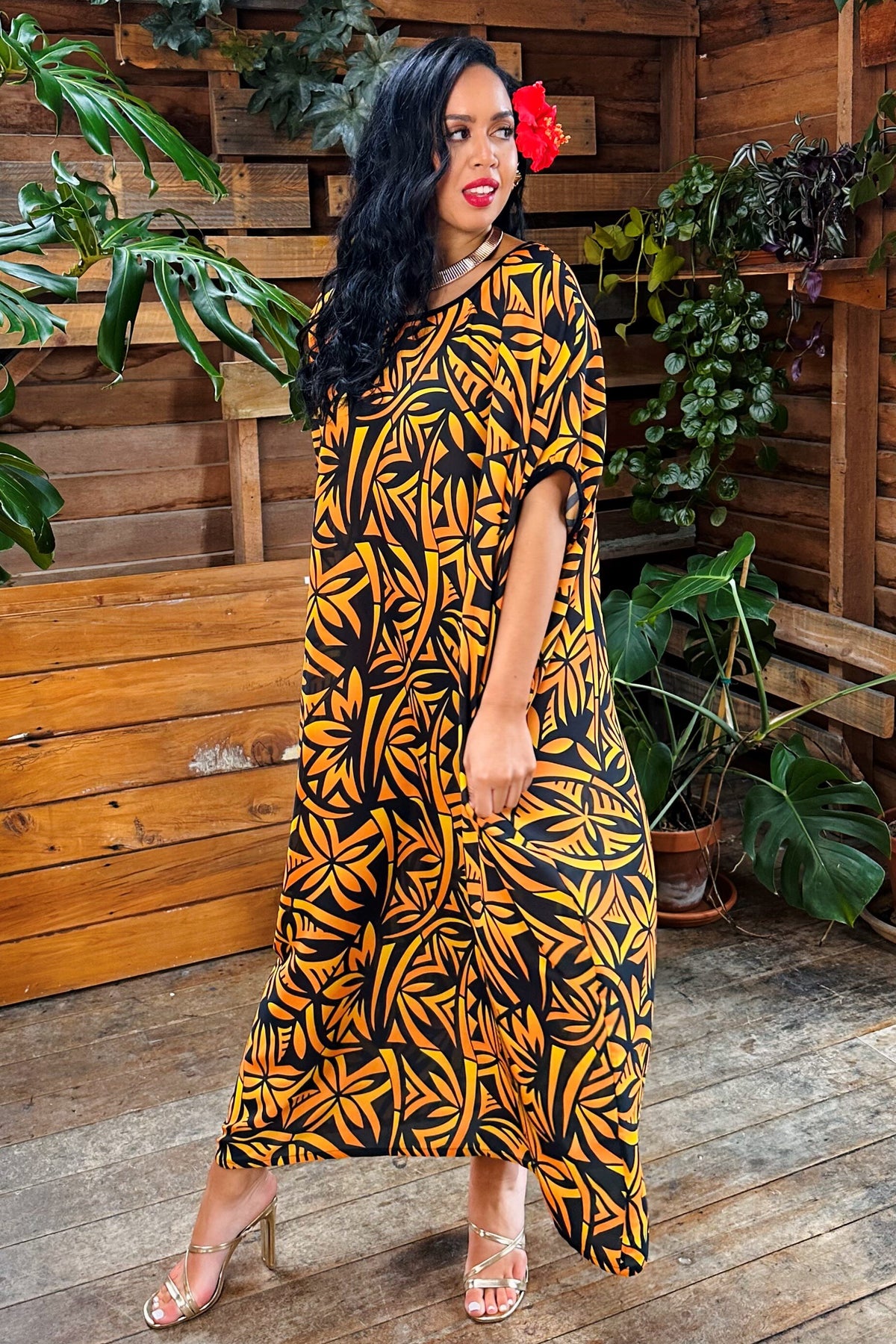 Mena Yasmin Kaftan Dress
