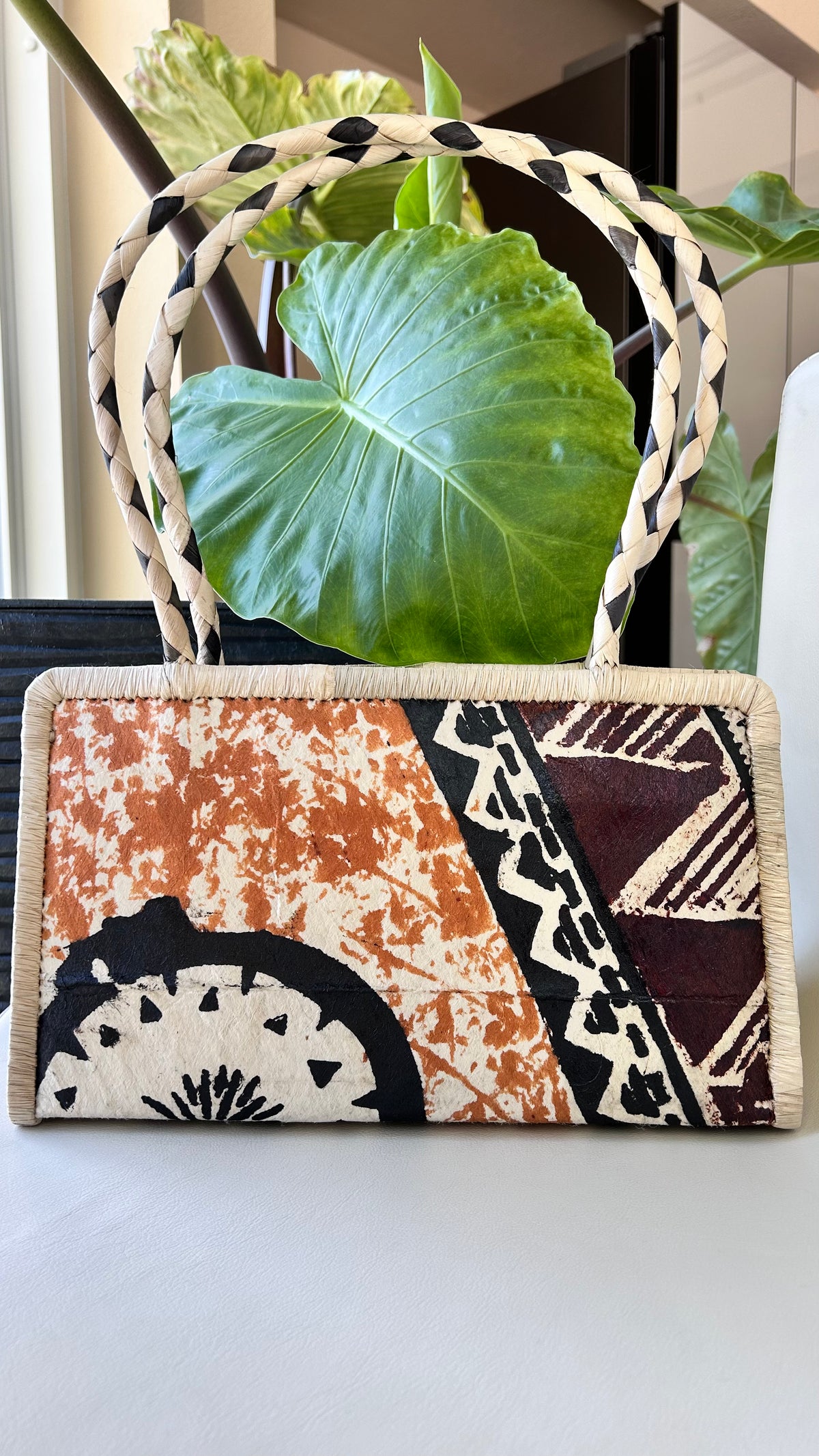 Handmade tapa tote