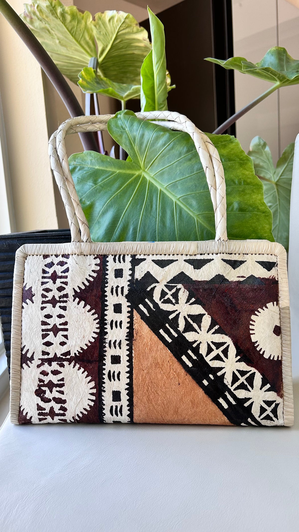 Handmade tapa tote