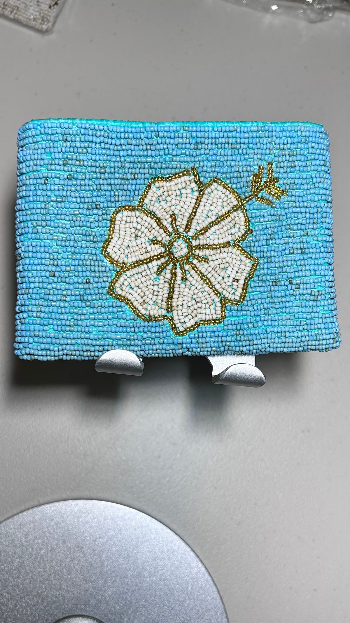 Beaded coin purse