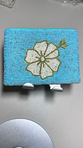 Beaded coin purse
