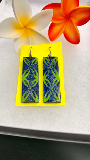 Samoan popo earrings long