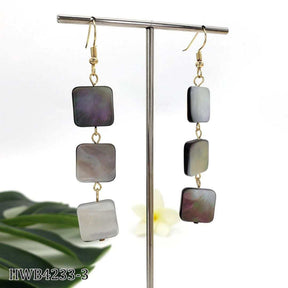 Triple mop earrings