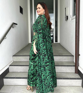 Mena Salamasina Cape Dress