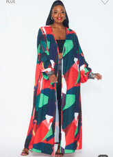 Jacklyn Chiffon Rhinestone Cuff Cardigan