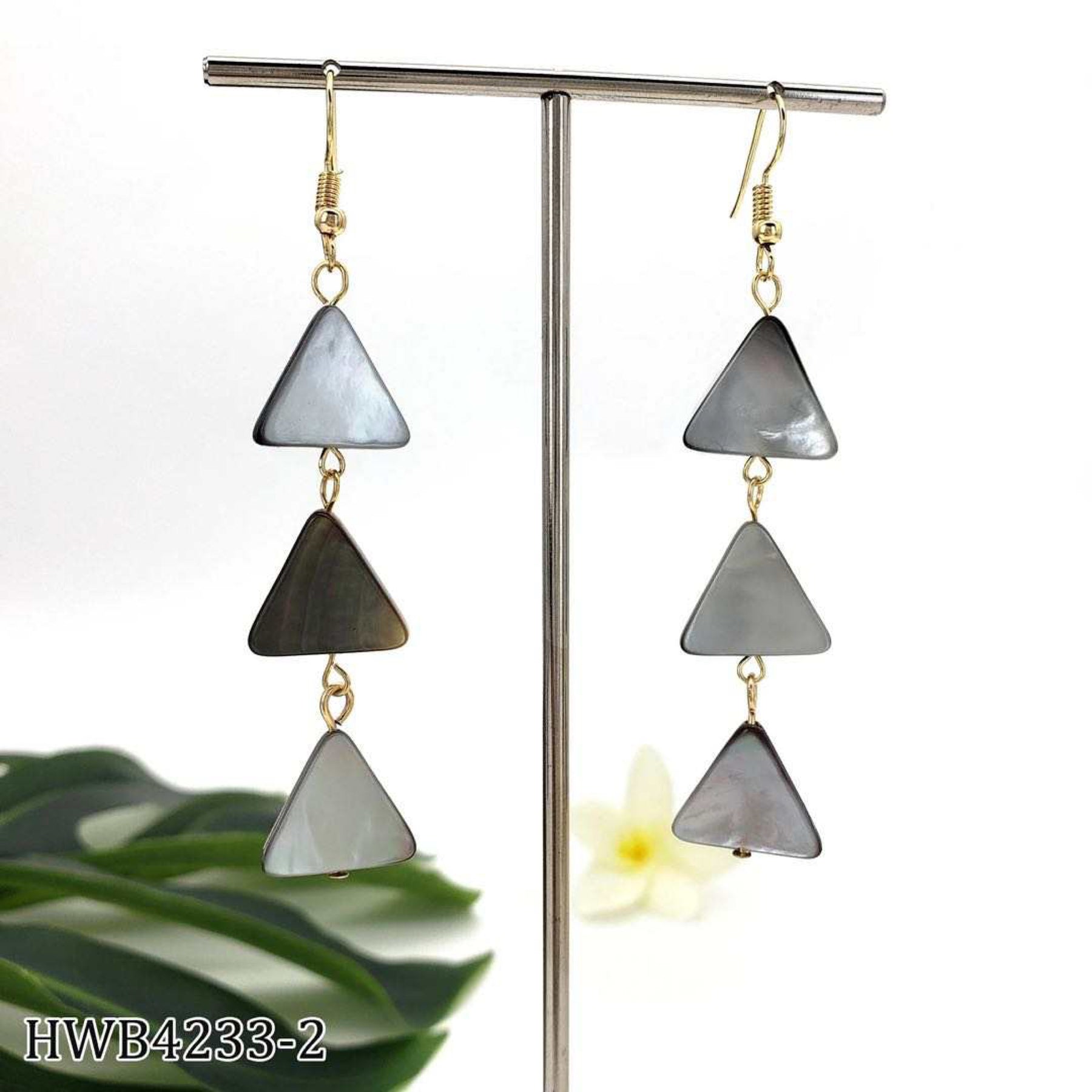 Triple mop earrings