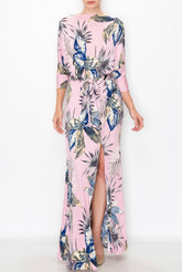 Valentina Maxi Dress with dollman sleeve