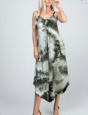 Mindi Tie dye Jumpsuit with Pockets