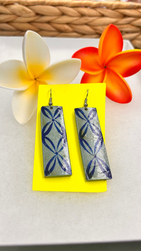 Samoan popo earrings long