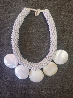 MOP Statement Necklace Set