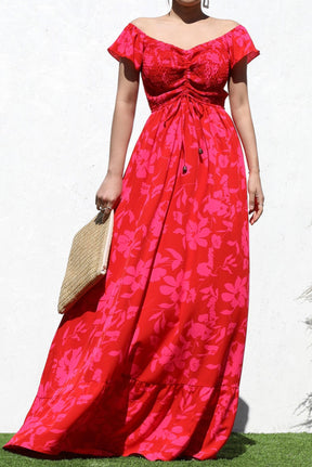 Off Shoulder Maxi Dress