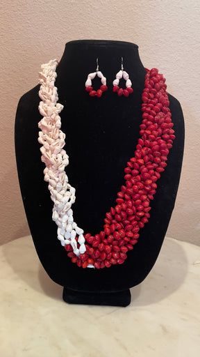 Lopa seed necklace set