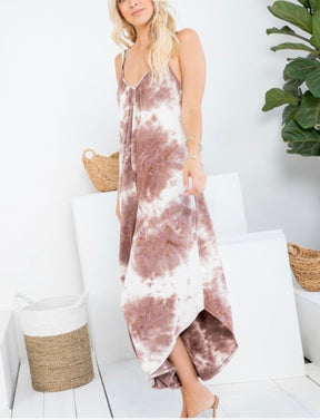Mindi Tie dye Jumpsuit with Pockets