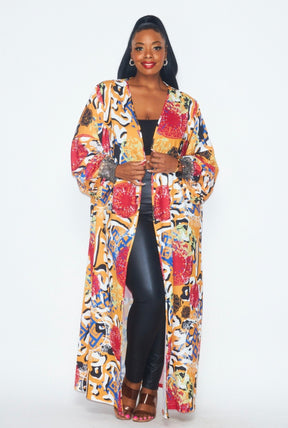 Jacklyn Chiffon Rhinestone Cuff Cardigan