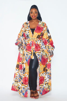 Jacklyn Chiffon Rhinestone Cuff Cardigan