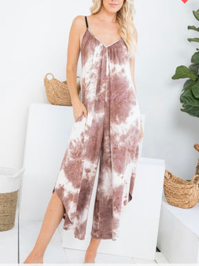 Mindi Tie dye Jumpsuit with Pockets