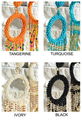Glam Beaded Earrings