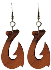Handcrafted Hook with Tribal Design in Wood