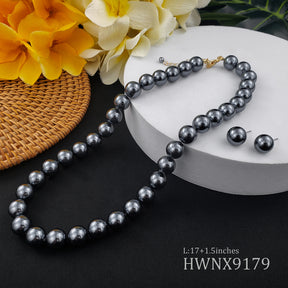 Pearl Strand Necklace Set