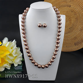 Pearl Strand Necklace Set