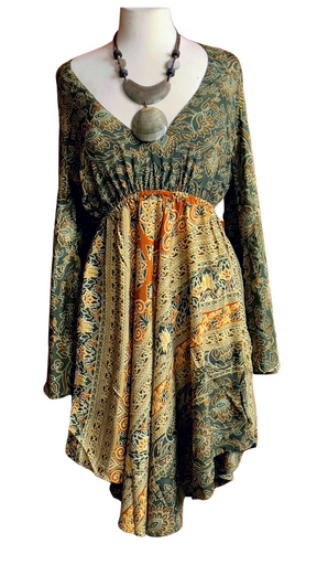 Aria Butterfly Boho Dress