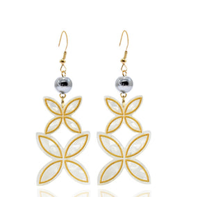 Tiare with Pearl earrings