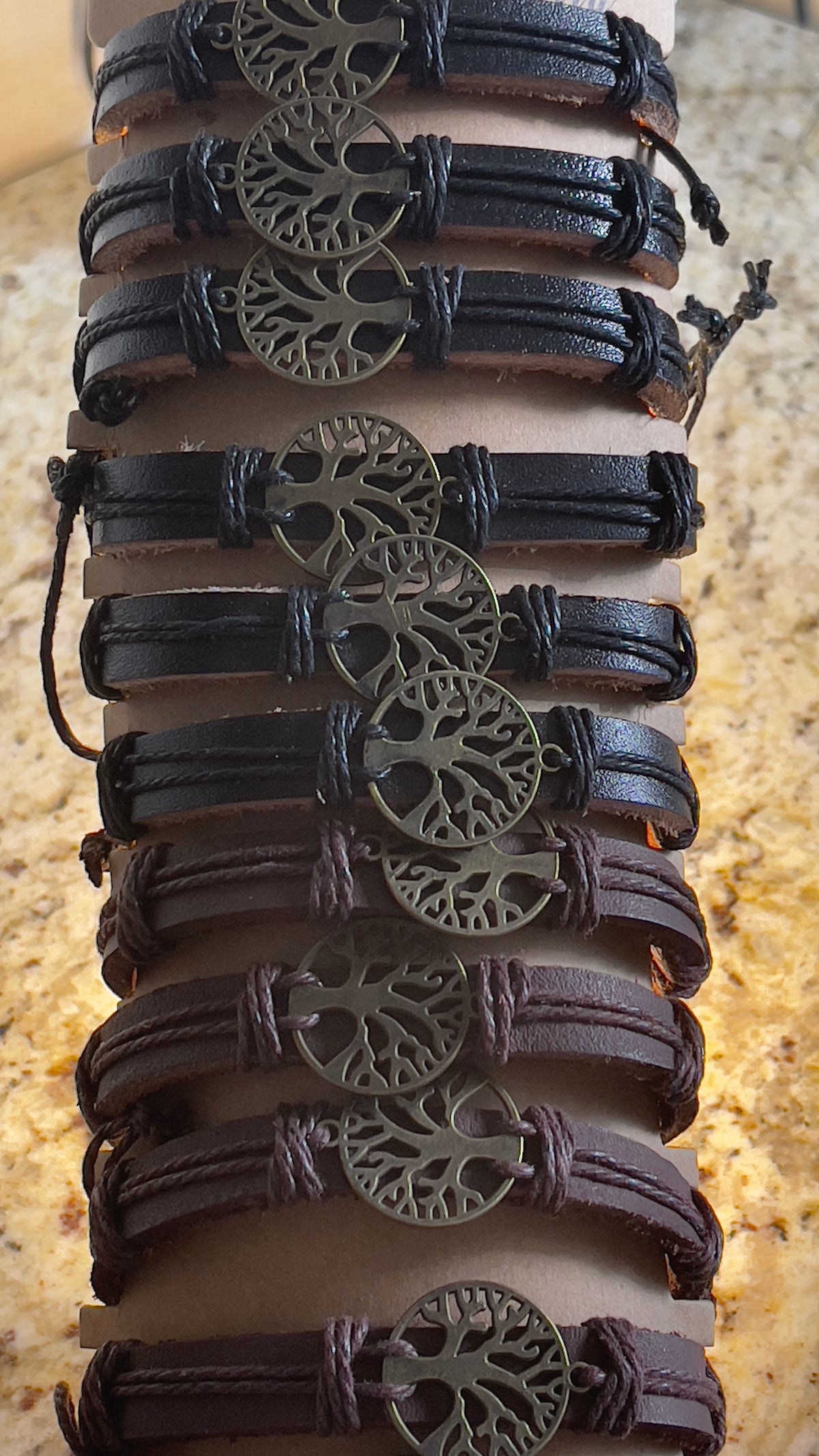Tree of Life Leather Bracelet