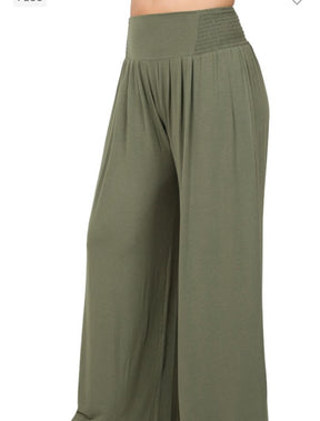Smocked Waist Pants