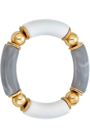 Resin stretch bracelet