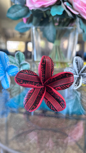 Colorful Tribal Plumeria Sei