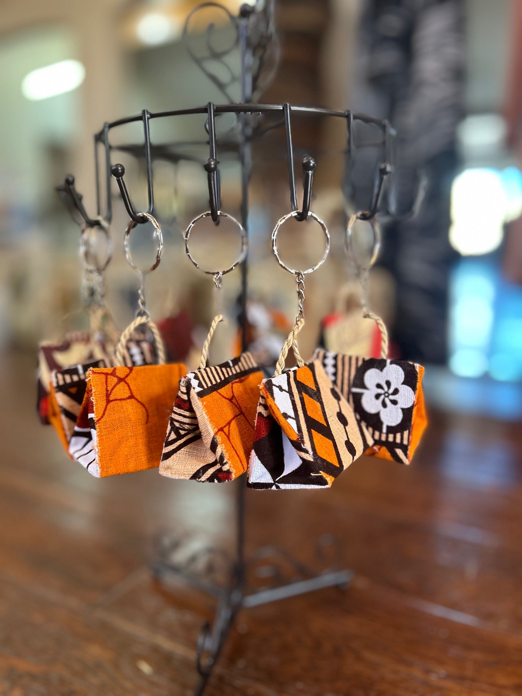 Mini tote keychain