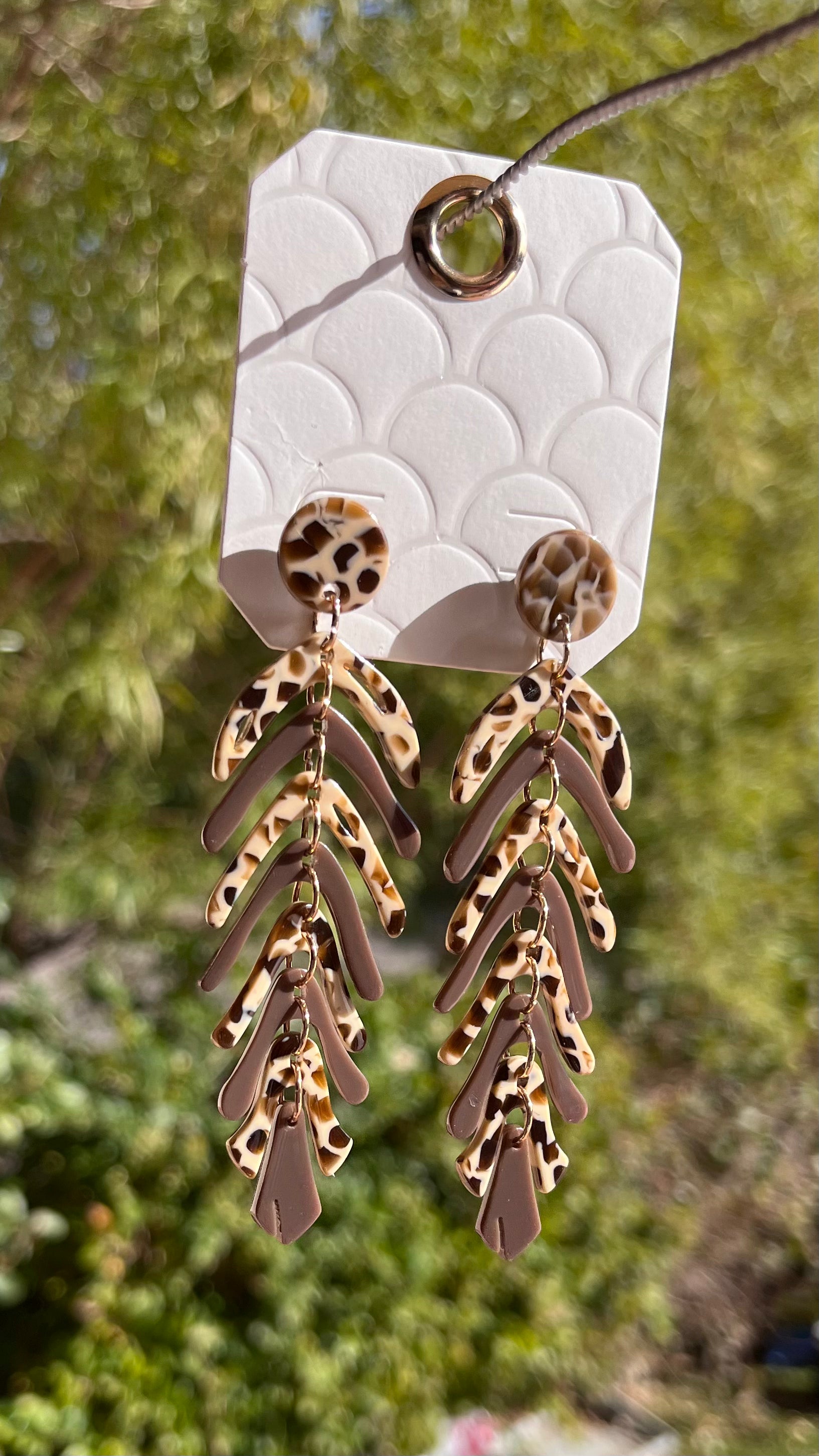 Katia acrylic earrings