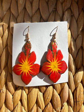 Made in Samoa acrylic earrings