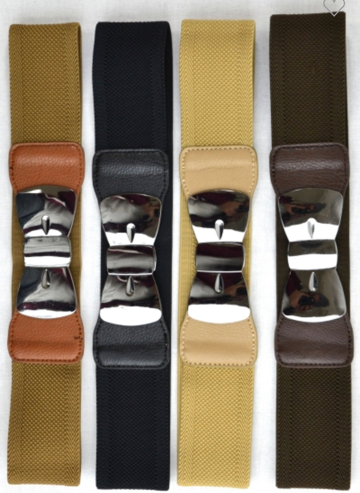 Metal Bow Elastic Belt