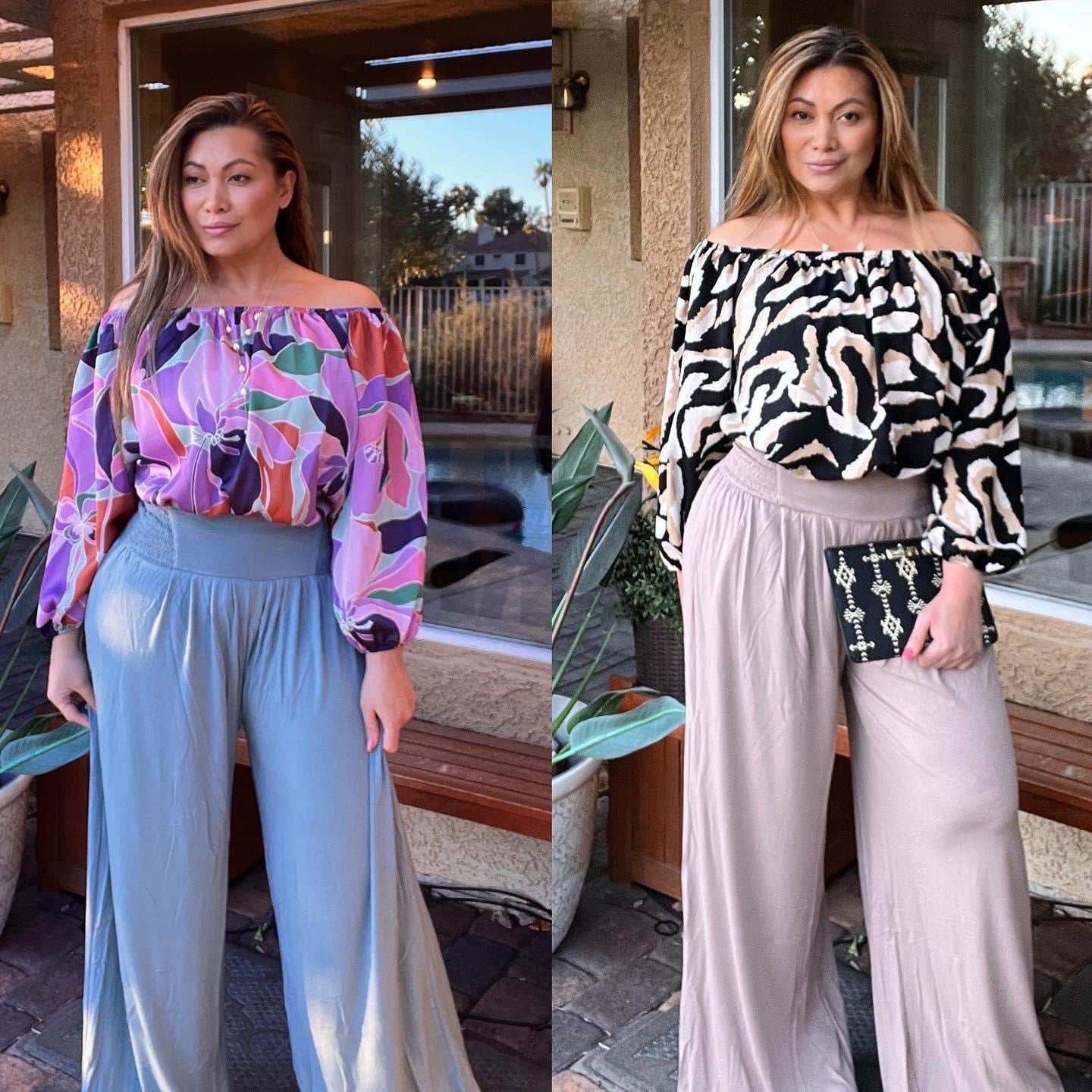 Smocked Waist Pants