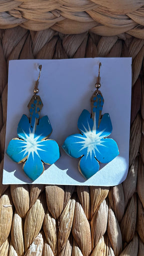 Made in Samoa acrylic earrings