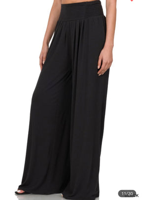Smocked Waist Pants