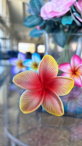 Mini Ombré plumeria with stem