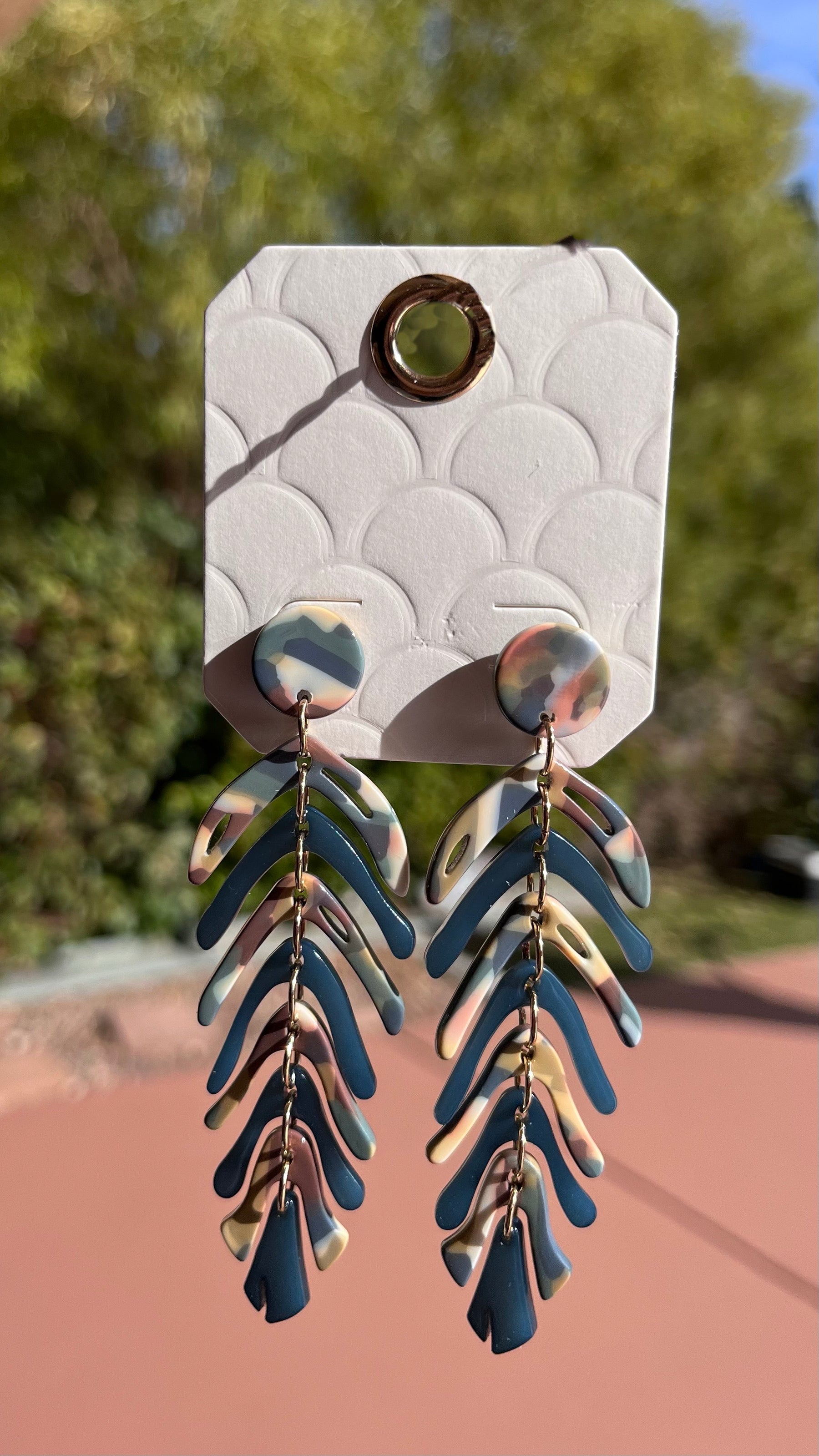 Katia acrylic earrings