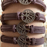 Tree of Life Leather Bracelet