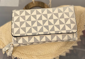Manulua Double Zipper Crossbody Phone Wallet