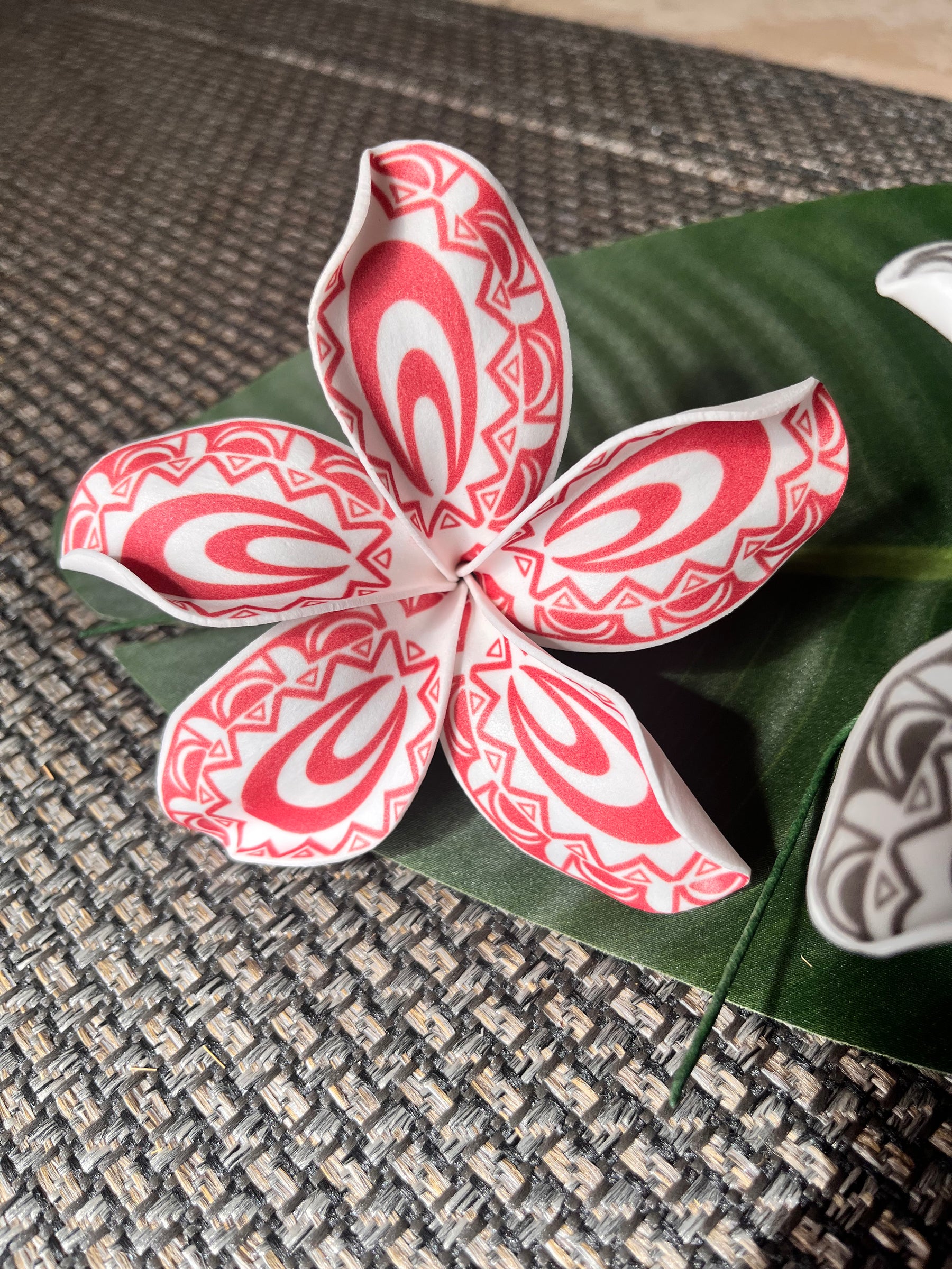 X-large tribal plumeria sei