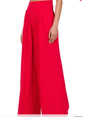 Smocked Waist Pants