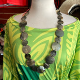 MOP Round Necklace/belt convertible