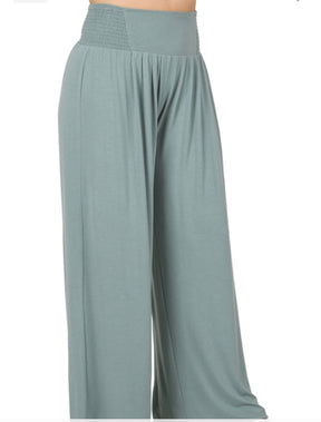 Smocked Waist Pants