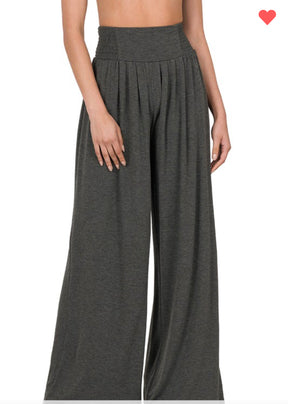 Smocked Waist Pants