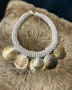 MOP Statement Necklace Set