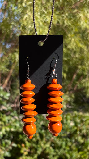 Anufe wood earrings