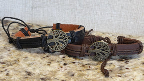 Tree of Life Leather Bracelet