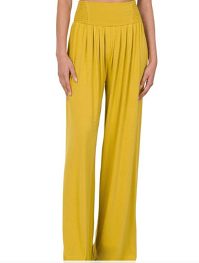 Smocked Waist Pants